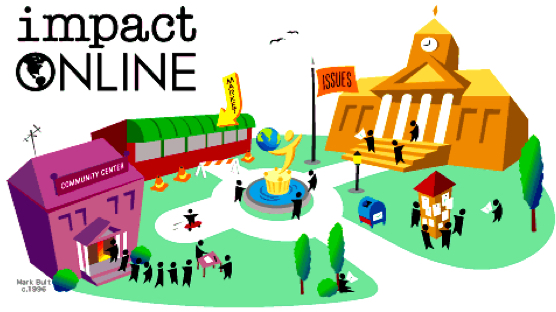 Impact Online web page artwork