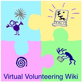 logo representing the Virtual Volunteering Wiki